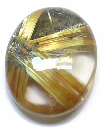 Rutilated Quartz Ring Stone