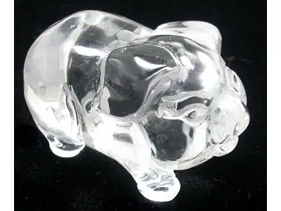 Pig Clear Crystal Pendant