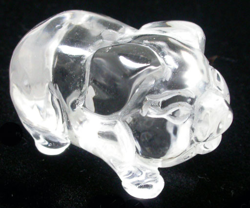 Pig Clear Crystal Pendant