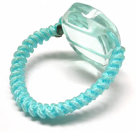 海水藍寶戒指