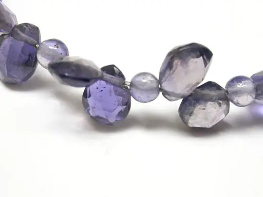 Iolite teardrop faceted Bracelet