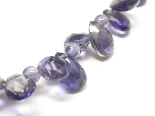 Iolite teardrop faceted Bracelet