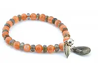 太陽石拉長石純銀手鍊 太陽石拉長石純銀手鍊