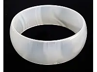 寬版白玉髓手鐲 寬版白玉髓手鐲