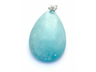 海水藍寶墜