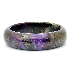 Natural Sugilite Gemstone Bangle Bracelet